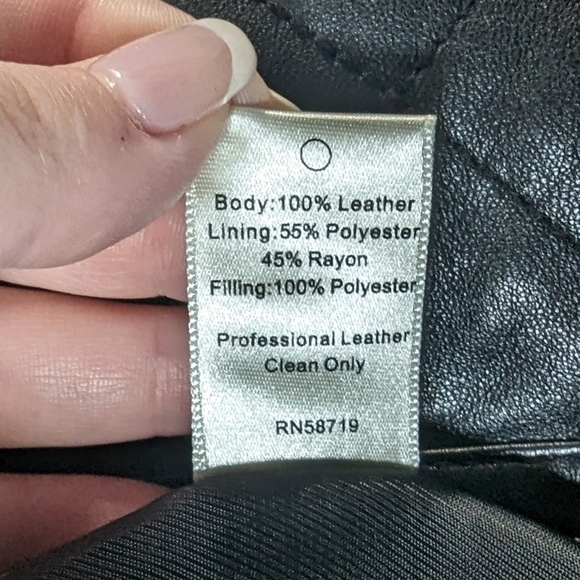 EUC Truth & Pride Quilted Leather Bomber Jacket - Picture 6 of 6